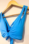 Haut de maillot de bain bleu (l) seconde main Becca 