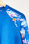 Maillot de bain turquoise à manches longues fleuries (xl)-SHEIN-La Penderie du Paradis 🕊