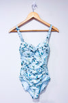 Maillot de bain bleu pâle fleuri (s)-Nip Tuck-La Penderie du Paradis 🕊