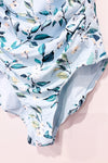 Maillot de bain bleu pâle fleuri (s)-Nip Tuck-La Penderie du Paradis 🕊