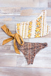 Maillot de bain beige fleuri motif léopard (l)* seconde main - Capittana- La Penderie du Paradis