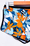 Bas de maillot de bain vert et orange fleuri seconde main - SHEIN- La Penderie du Paradis