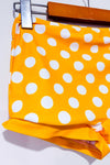 Bas de maillot de bain jaune à pois seconde main - Retro Stage- La Penderie du Paradis
