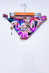 Bas de maillot de bain noir fleuri* seconde main - Hurley- La Penderie du Paradis