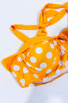 Haut de maillot de bain jaune à pois style retro* seconde main - Retro Stage- La Penderie du Paradis