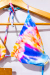 Haut de maillot de bain triangle tie-dye multicolore* seconde main - Hobie- La Penderie du Paradis