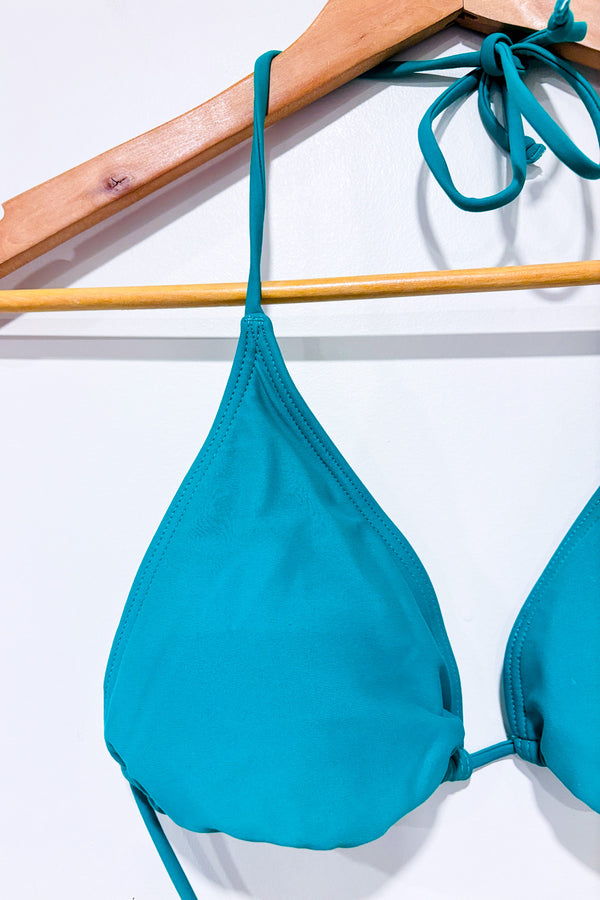 Haut de maillot de bain triangle vert seconde main - O'Neill- La Penderie du Paradis