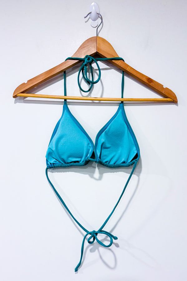 Haut de maillot de bain triangle vert seconde main - O'Neill- La Penderie du Paradis