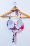 Haut de maillot de bain blanc fleuri avec armatures seconde main - SHEIN- La Penderie du Paradis