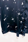 Blouse noire avec oiseaux (2X)-Reitmans-La Penderie du Paradis 🕊