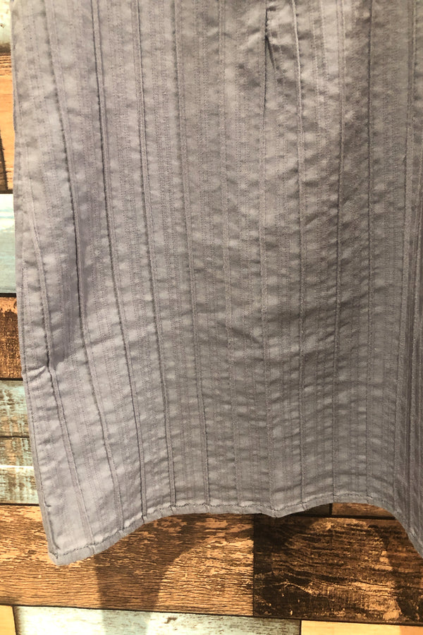 Blouse texturée grise (m) seconde main Thyme 