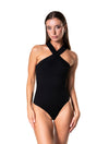 Bodysuit noir sculptant à bretelles croisées (m/l)-HeyShape-La Penderie du Paradis 🕊