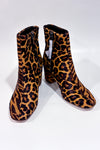 Tiger and leopard pattern boots (7.5)