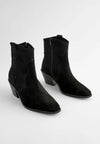 Bottes western noires en suède Forever Comfort* seconde main - Next- La Penderie du Paradis