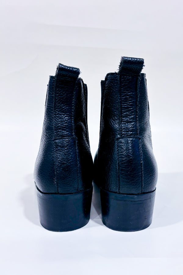 Bottes noires à talon bloc* seconde main - Vero Moda- La Penderie du Paradis