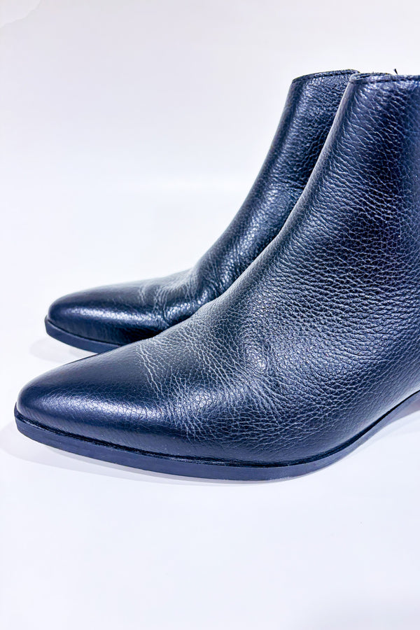Bottes noires à talon bloc* seconde main - Vero Moda- La Penderie du Paradis