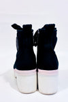 Bottes plateformes noires à lacets* seconde main - Michael Kors- La Penderie du Paradis
