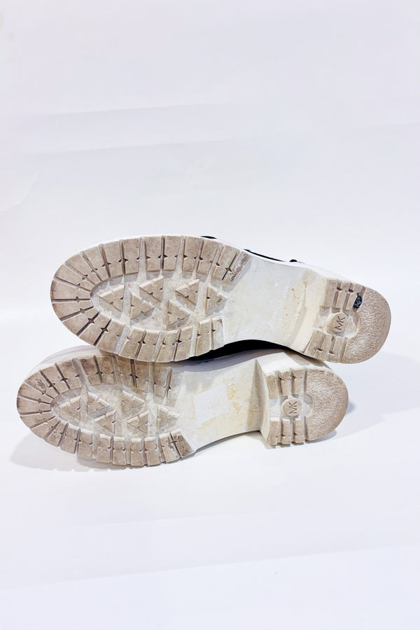 Bottes plateformes noires à lacets* seconde main - Michael Kors- La Penderie du Paradis