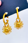 Boucles d'oreilles or pendentif soleil-Autres-La Penderie du Paradis 🕊