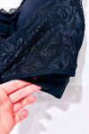 Soutien-gorge rembourré noir en dentelle (l)-Cara Mia-La Penderie du Paradis 🕊