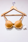 Soutien-gorge beige push-up plunge avec bretelles convertibles (34B)