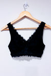 Bralette noire en dentelle (l)