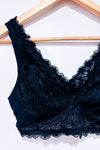 Bralette noire en dentelle (l)