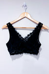 Bralette noire en dentelle (l)