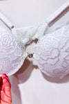 Soutien-gorge blanc en dentelle extra pigeonnant (36C)-La Vie en Rose-La Penderie du Paradis 🕊