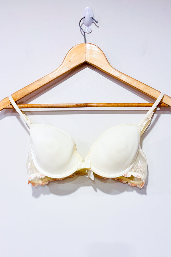 Soutien-gorge crème avec dentelle (34B)-Autres-La Penderie du Paradis 🕊