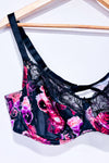 Soutien-gorge noir fleuri (40DDD)-Fantaisie-La Penderie du Paradis 🕊