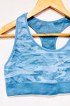Top de sport turquoise motif camouflage (m)-RBX Active-La Penderie du Paradis 🕊