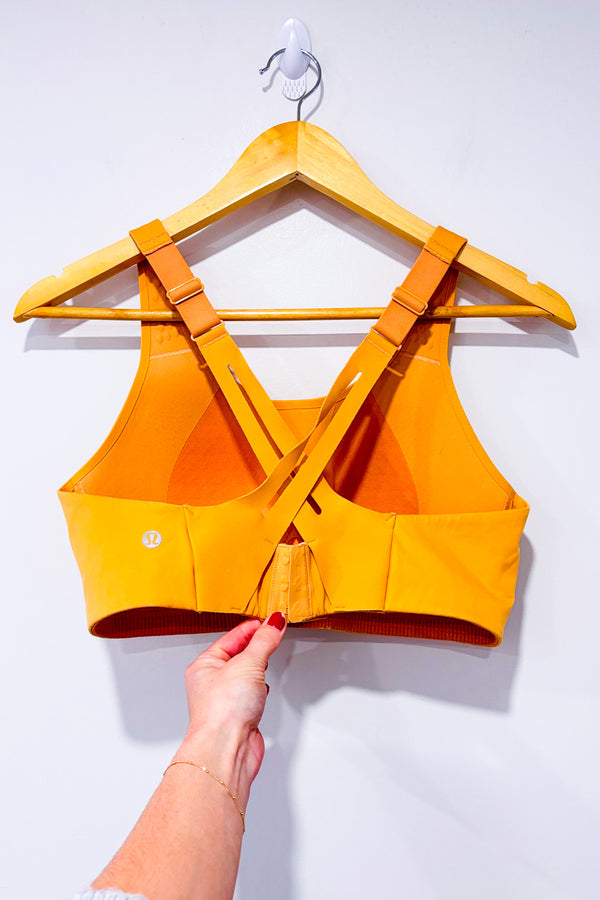 Top de sport Airsupport orange* seconde main - Lululemon- La Penderie du Paradis