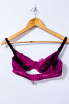 Soutien-gorge mauve en dentelle fleurie seconde main - Victoria's Secret- La Penderie du Paradis