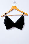 Bralette noire en dentelle seconde main - SWS Streetwear Society- La Penderie du Paradis