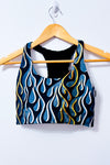 Brassière de sport à motifs x TORCH’D* seconde main - Terez- La Penderie du Paradis