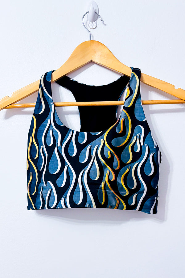 Brassière de sport à motifs x TORCH’D* seconde main - Terez- La Penderie du Paradis