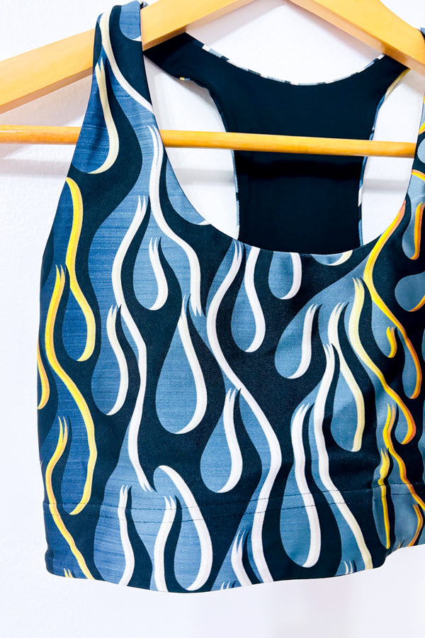 Brassière de sport à motifs x TORCH’D* seconde main - Terez- La Penderie du Paradis