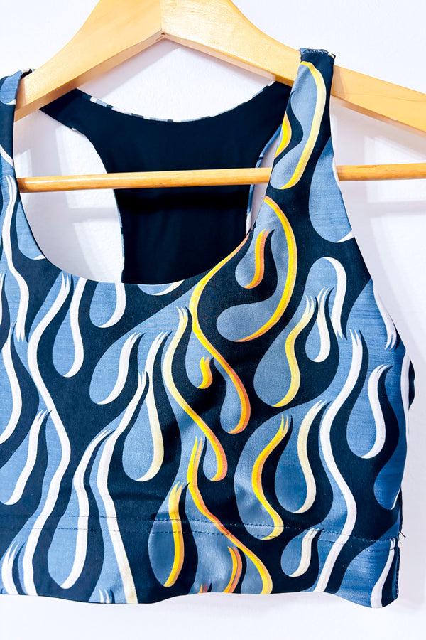 Brassière de sport à motifs x TORCH’D* seconde main - Terez- La Penderie du Paradis