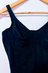 Body gainant noir en dentelle seconde main - Flexees- La Penderie du Paradis
