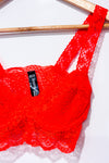 Bralette avec armature rouge en dentelle (m)-Autres-La Penderie du Paradis 🕊