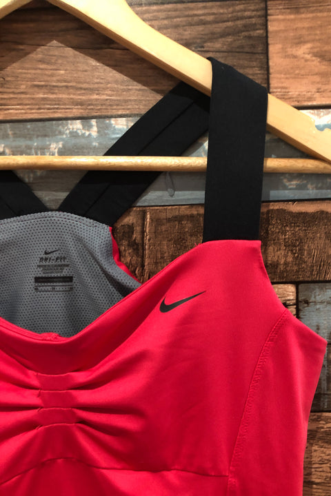 Camisole de sport rouge avec top intégré (m) seconde main Nike   