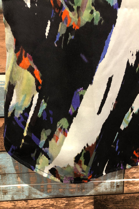 Camisole noire avec motifs multicolores (m) seconde main Mexx   