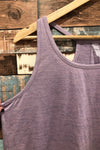 Camisole de sport mauve (l) seconde main Reitmans 