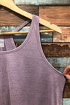 Camisole de sport mauve (l) seconde main Reitmans 