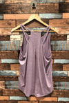 Camisole de sport mauve (l) seconde main Reitmans 