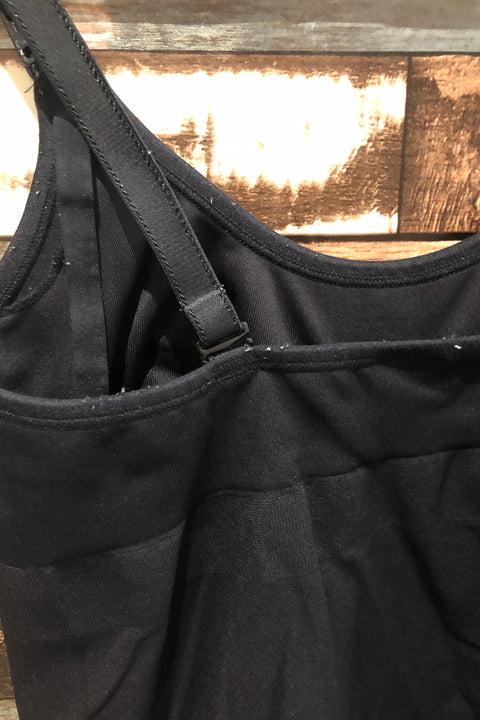 Camisole d'allaitement noire top intégré (s) - Maternité seconde main Bravado Designs   