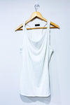 White camisole with flowing collar (m)