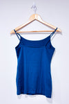 Basic teal tank top (l)