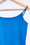 Basic teal tank top (l)